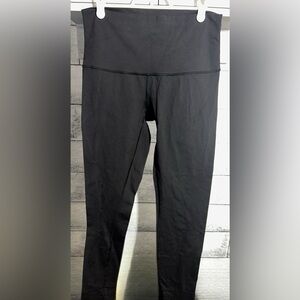 Lululemon Wunder Under Pants Black Size 10 High-Rise Luon Fabric